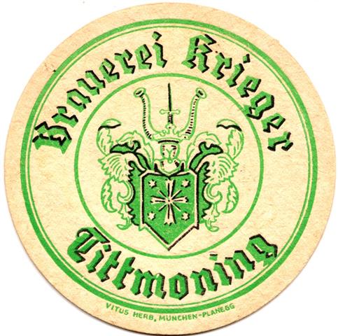 tittmoning ts-by krieger rund 1a (215-brauerei krieger-schwarzgrn)